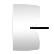 Squash Rectangular Wall Mirror by Magis Accessories